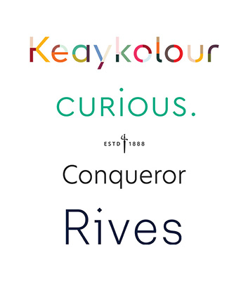 Keaykolour, Curious Collection, Conqueror e Rives: 